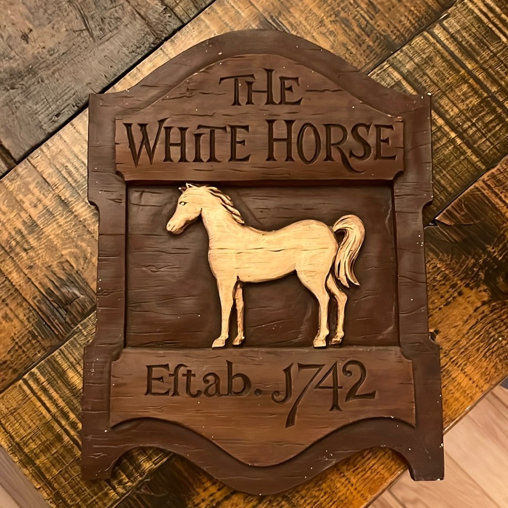White Horse sign